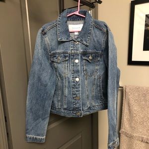 Mid length jean jacket NWT